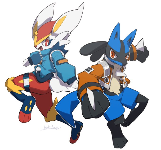 Cinderace &amp; Lucario "Cosmos" 
