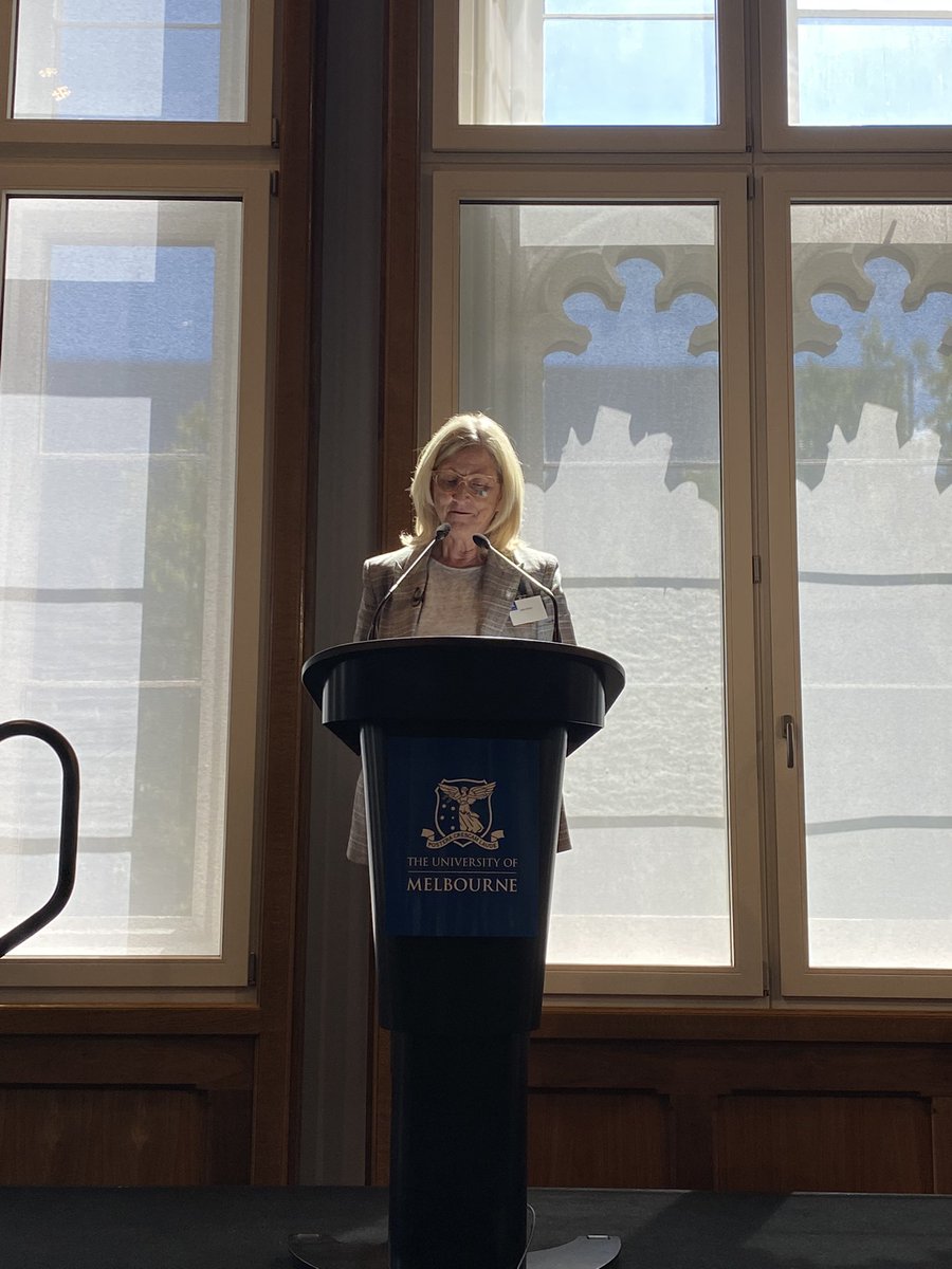 DrNatHannan's tweet photo. What an absolute privilege it was to be in the audience to hear Professor Christobel Saunders lay down the gauntlet and inspire us to future proof research! An incredible Priscilla Kinkaid-Smith Oration ๐๐ป An incredible inspirational #WomaninSTEMM @UniMelbMDHS https://t.co/3BP8JEsGDJ
