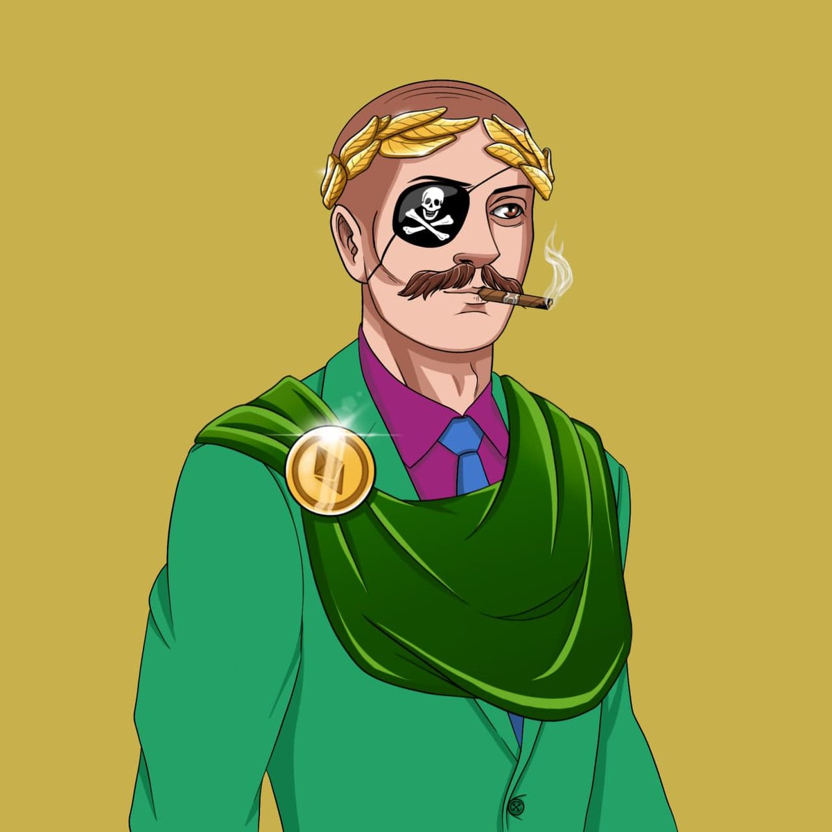 Hi Emperor followers! Today we represent the pirate boss! 

#MEmp1 #NFT #Metaverse #Ethereum #ETH #P2E #GameFi #NFTs #NFTCommunity #NFTCollection