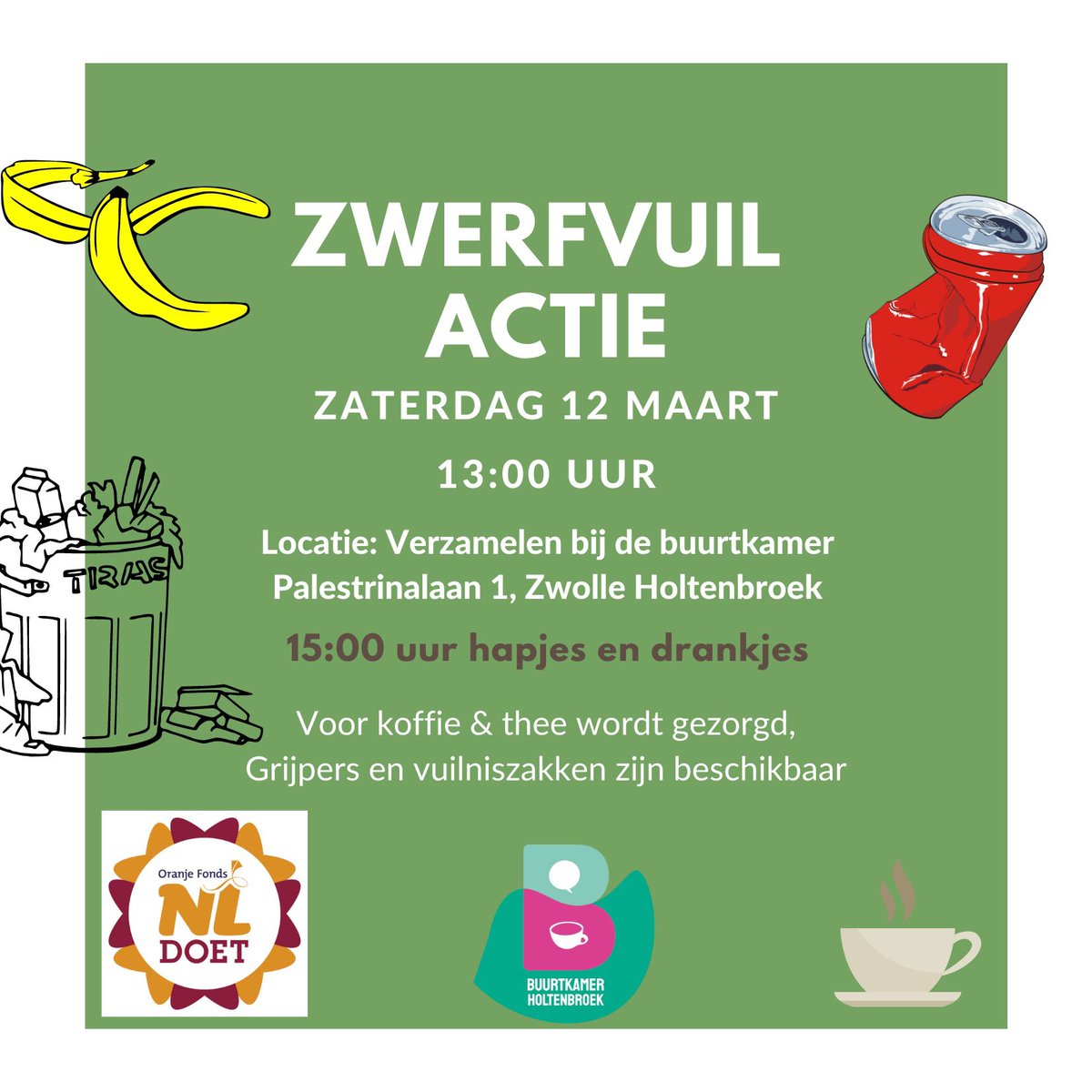 Bertkleen's tweet photo. @GHoltenbroek Kun je mooi eerst uurtje de buurt netjes maken ;) https://t.co/KjBBxQ8WuC