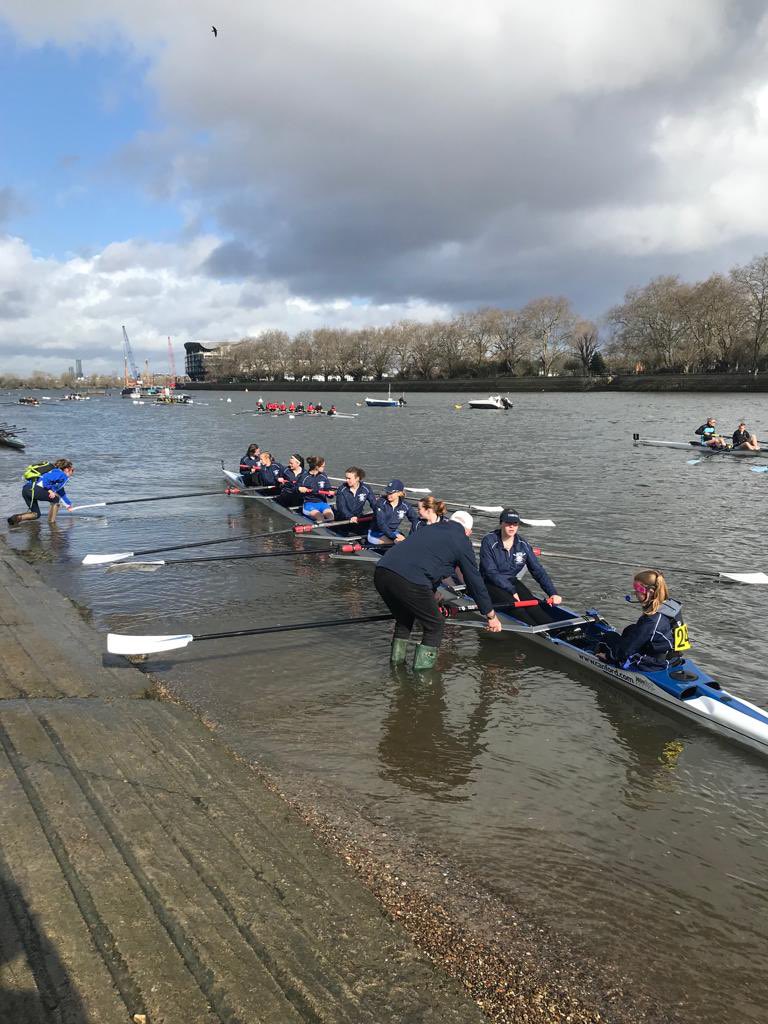 CanfordSport's tweet photo. Our girls 1st VIII taking to the Thames for the @WEHORR . Good Luck girls!!!! #Excel https://t.co/GPSRTWvfQA