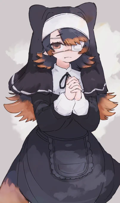 シスターぽいオーデビちゃん
 #けものフレンズ 