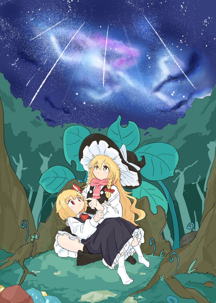 紲星あかり ,東北きりたん ,結月ゆかり 「#絵柄が好みっていう人にフォローされたい
東方主体で描く ボイロも少々 」|たったにのイラスト