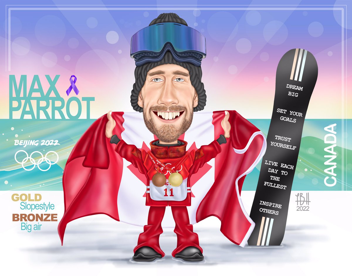 Canadian snowboarder, <a href="/MaxParrot/">Max Parrot</a> is a 3-time Olympic medalist, 14-time X-games medalist and cancer survivor. What an amazing story. The word “inspiration” in the dictionary should say Max Parrot. Congrats Max on Gold and Bronze in Beijing. <a href="/TeamCanada/">Team Canada</a> <a href="/LLSCanada/">Leukemia & Lymphoma Society of Canada</a>