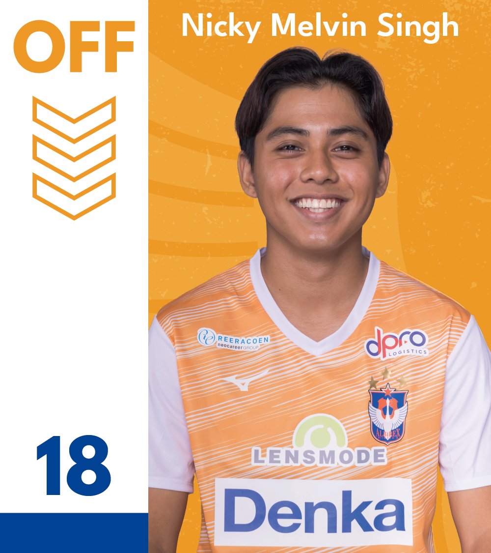 FCJurong's tweet photo. 🔄57' #Substitution
➡️ON : #Fairoz #ファイロス
⬅️OFF : #NickyMelvinSingh #ニッキー
@yglions 0-2 🔸#albirex_s🔹
📺Live Streaming
https://t.co/c82ojLNR99
#albirex #SPL
#アルビレックス新潟シンガポール https://t.co/g66GC8MC3r