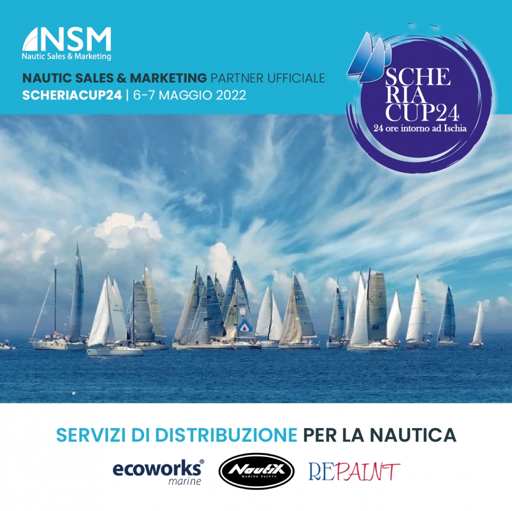 NauticSM's tweet photo. Nautic Sales &amp; Marketing è partner di ScheriaCup, la regata di 24 ore nelle acque di Ischia: partenza il 7 maggio alle ore 12!⛵ @scheriacup24 @ScheriaCup #ScheriaCup #regata #regate #regatta #eventi #nautica #barcaavela #vela #sailing #nsm #nauticsm #distribuzione #nauticsales https://t.co/aBfLVEOHUD