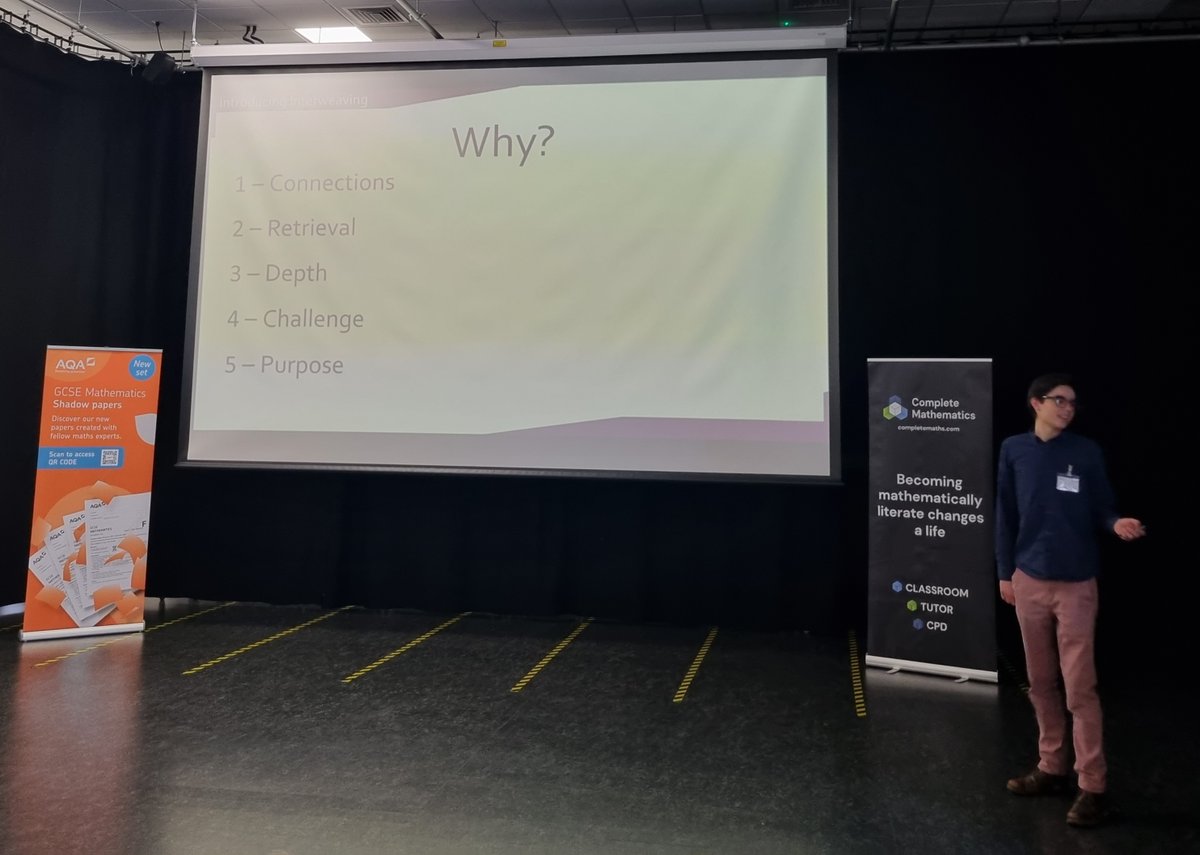 arnoldmaths's tweet image. Interweavin' with @nathanday314 #MathsConf28