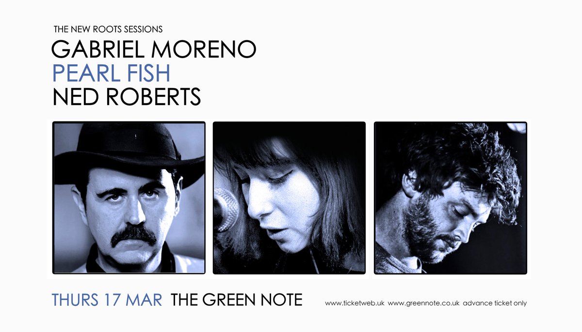 New Roots (@newrootsevents) on Twitter photo This Thursday night at <a href="/GreenNote/">Green Note</a> ! Don't leave it too late...Tickets for <a href="/loveandecadence/">Gabriel Moreno</a> Gabriel Moreno <a href="/NedRobertsMusic/">Ned Roberts</a> and Pearl Fish are on sale now from ticketweb.uk/event/the-new-… This Thursday night at <a href="/GreenNote/">Green Note</a> ! Don't leave it too late...Tickets for <a href="/loveandecadence/">Gabriel Moreno</a> Gabriel Moreno <a href="/NedRobertsMusic/">Ned Roberts</a> and Pearl Fish are on sale now from ticketweb.uk/event/the-new-…