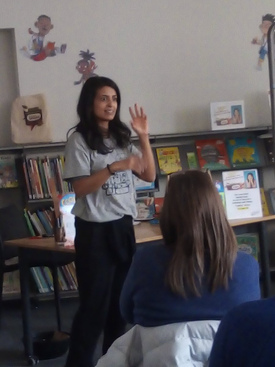NWLibraryLady's tweet photo. We're having a fun learning time at #widneslibrary with @Konnie_Huq it's so great to see loads of kids enjoying books and science @readingagency #readingsparks https://t.co/FBZ3RPcOqW