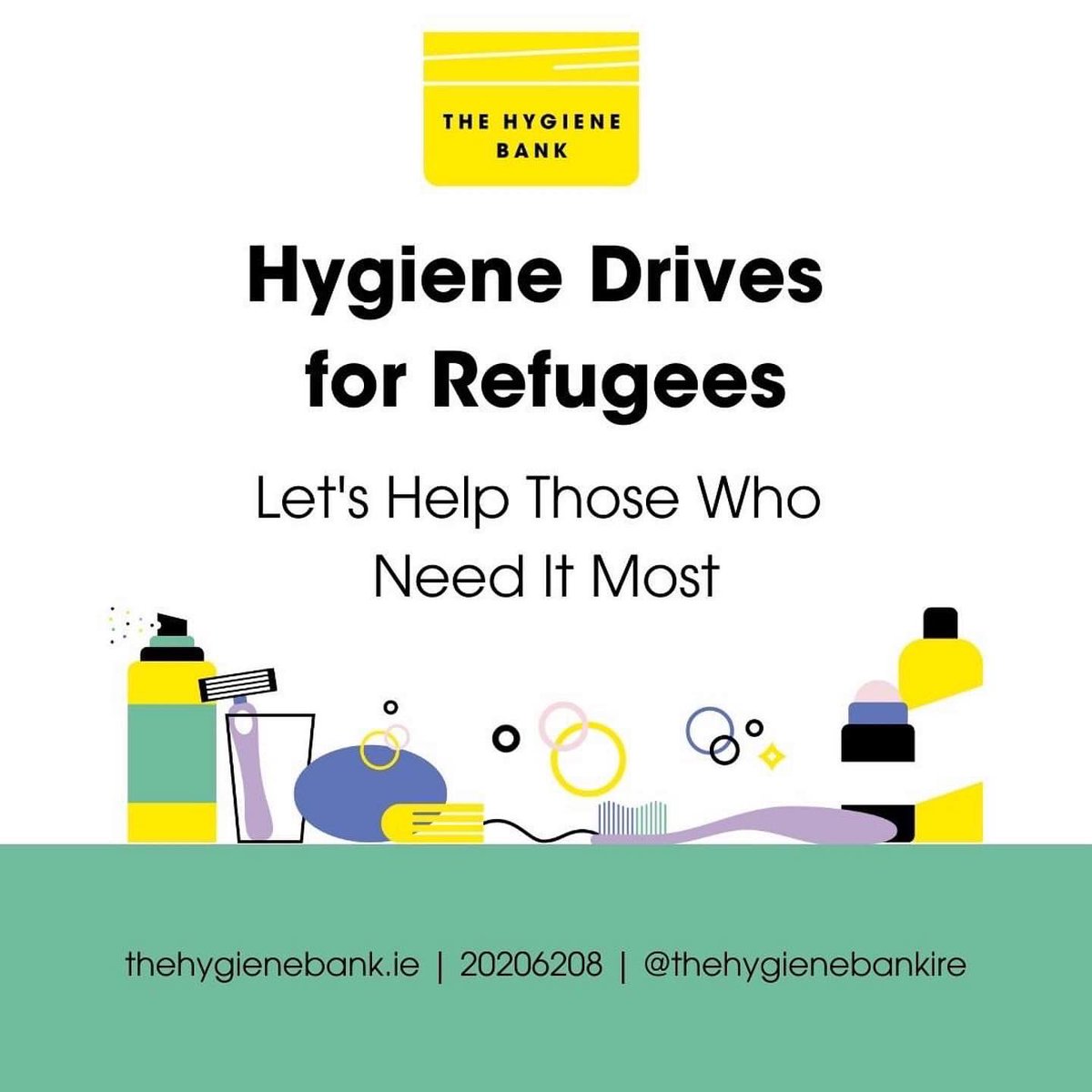 HygieneHubKE's tweet photo. With the number of refugees arriving into Ireland increasing on a daily basis, to meet the expanding need for hygiene &amp; personal care items, we are running virtual hygiene drives to allow the Irish population to support those arriving. See https://t.co/MwF7ddvraG on how to help💛 https://t.co/QpDO8mdiku