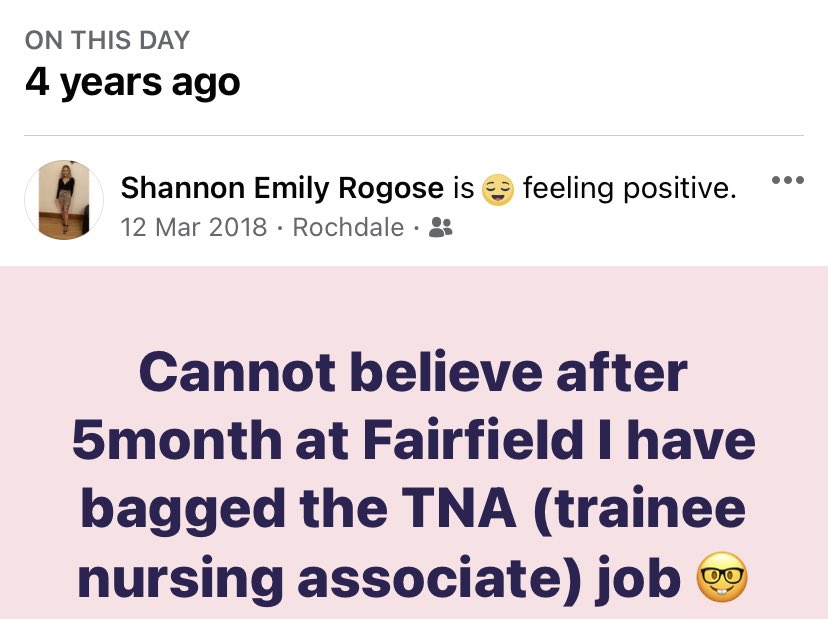 What a journey 👩🏼‍⚕️🤍 4 years later I’m a qualified NA supporting TNA’s complete their training #dreamsdocometrue