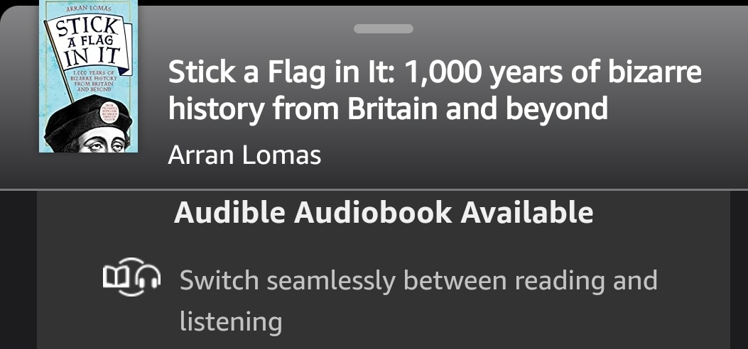 ClaudineFKnigh1's tweet photo. Just bought Stick A Flag In It...' and am very excited. I love listening to this man talking about #history. #Thoughty2 https://t.co/ugcKr3f2CY