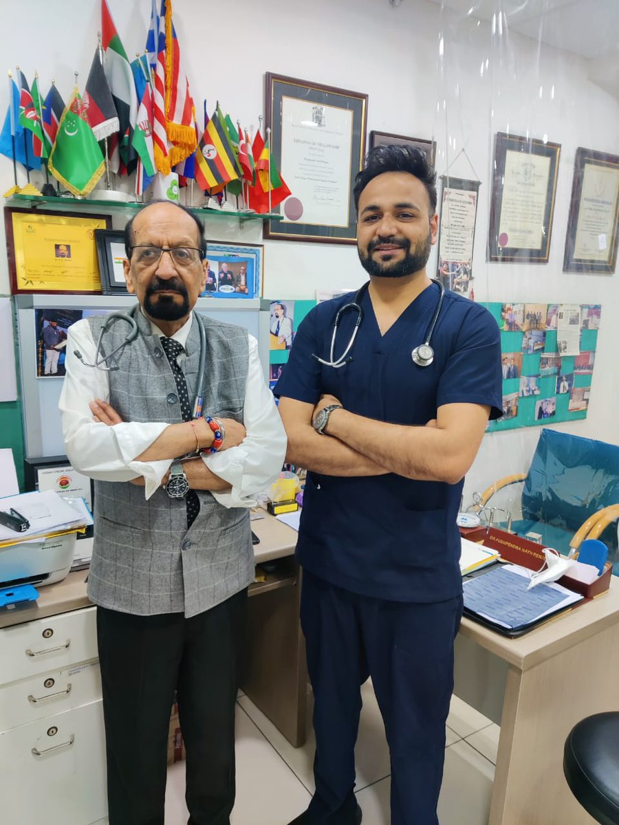 DrPNRenjen's tweet photo. A 80 year old lady with recurrent episodes of TIAs ( mini strokes) and strokes-- managed successfully with a carotid PTCA by Dr Nischint Jain, @DrPNRenjen and team at Indraprastha Apollo Hospital New Delhi.

#stroke #Neurology #neuroscience https://t.co/uB12fOHrz9