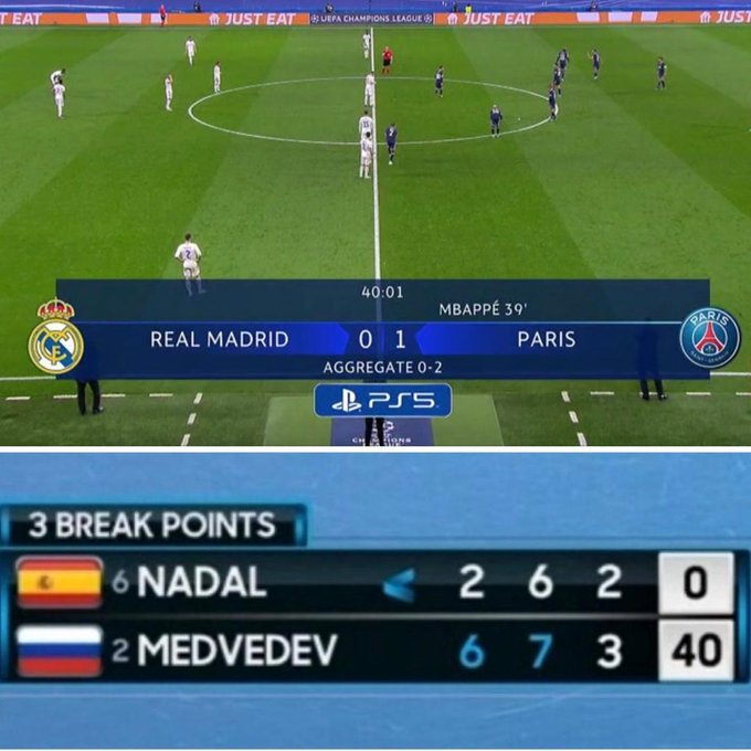 El Real Madrid y Rafael Nadal tienen el mismo ADN. 🤍