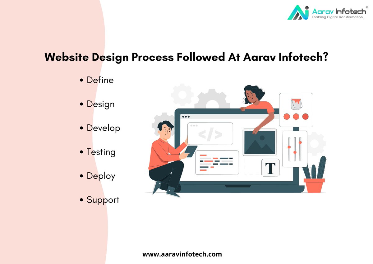aaravinfotech's tweet image. We will make a website design that will reflect your brand identity and convey your message effectively. Check out the below link to know more about our Website Design Services. bit.ly/3BTnKf3

 #Website_Design_Services
#Web_Design_Services
#Website_Design
#Web_Design