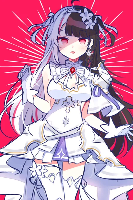 #れなの鳥っくあーと #夜見新衣装
 新衣装かっこかわよ👊💕 