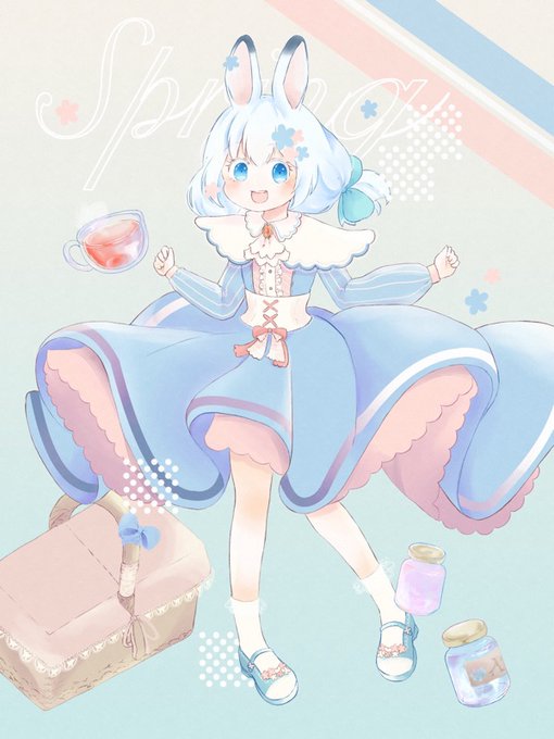 うさぎ耳の女の子のtwitterイラスト検索結果