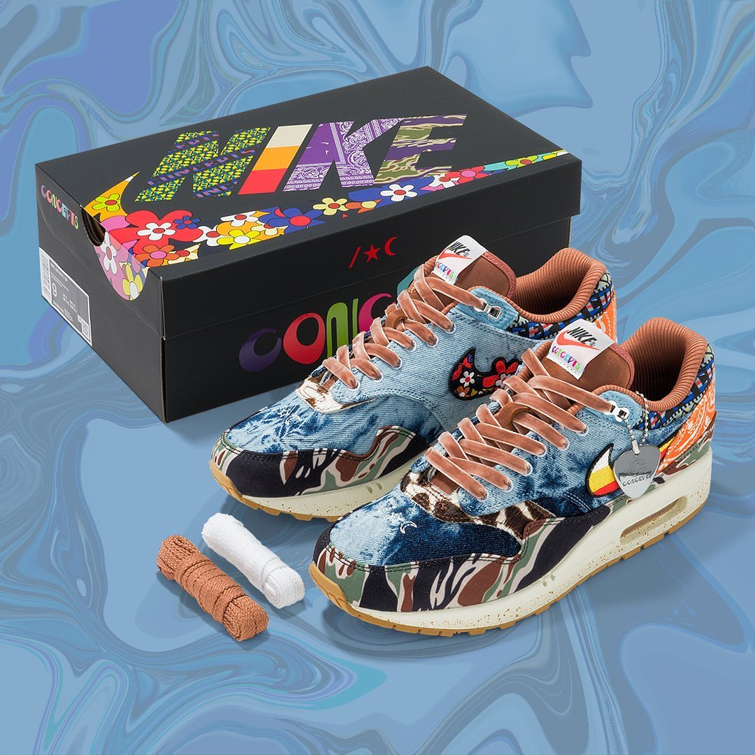 Concepts x Nike Air Max 1 SP “Heavy”

No two are alike.

Footwear at retail locations will be available through drawing pick ups only.
Our online release will be available first come, first serve.

#cncpts #nike #thicklaces #airmax1 #nikeairmax1 #airmaxmonth