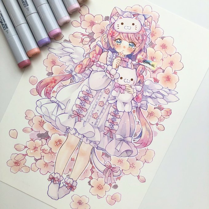 #絵柄が好みっていう人にフォローされたい
好みの方に届くといいな🥺🌸 
