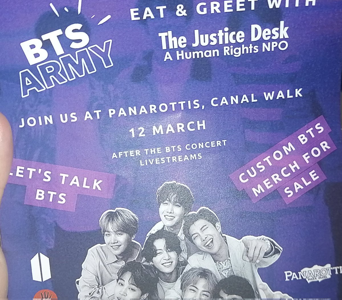 Im_Your_Venuss's tweet image. Going to the panarotis thing now 🥺

 #BTS #BTSArmyZA #CanalWalk #btsarmysouthafrica #southafricanbtsarmy #saarmy #saarmybts #saarmy🇿🇦 #PTD #PermissionToDance #NuMetroXtreme
