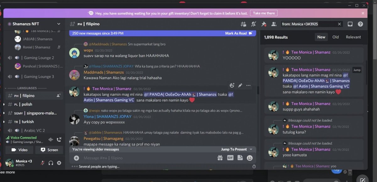 urrea_jay's tweet photo. 1/4
 I just want to share my journey here at @shamanzs back when we were just 2k members up until now, at my first week it was crazy coz ive found some of my friends there were so near at our house it was astin and panda but i dont know them in real life.@Maranjii @Teehee_nft https://t.co/78aT5hUueO