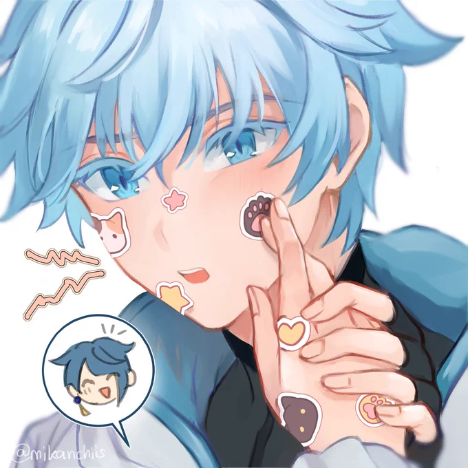 today's doodle🐱
#xingyun #chongyun 