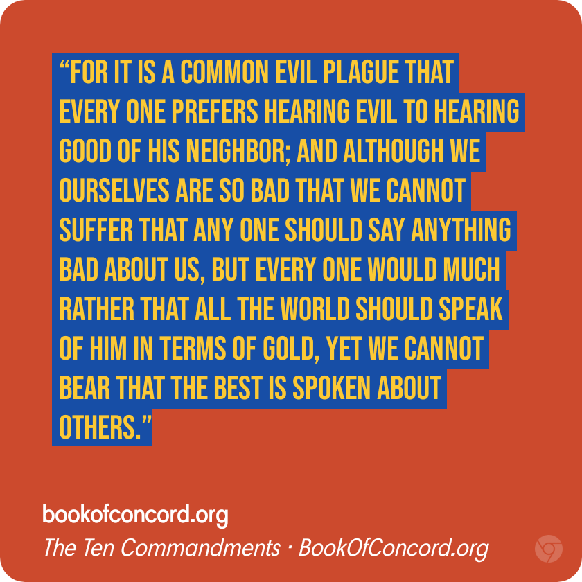 JALindsay4444's tweet photo. Sage advice for the current climate... #Lutheran #LargeCatechism https://t.co/7tOLQEonv8