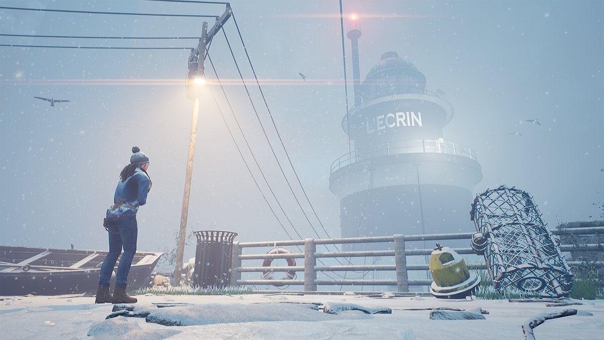 ElsewareE's tweet photo. Spring is just around the corner, yet it's snowing here?
#BrokenPieces #Indiegames #screenshotsaturday #supportingindiegames #gamedev #femaleprotagonist #mystery #TwinPeaks https://t.co/blUxOIdzGz