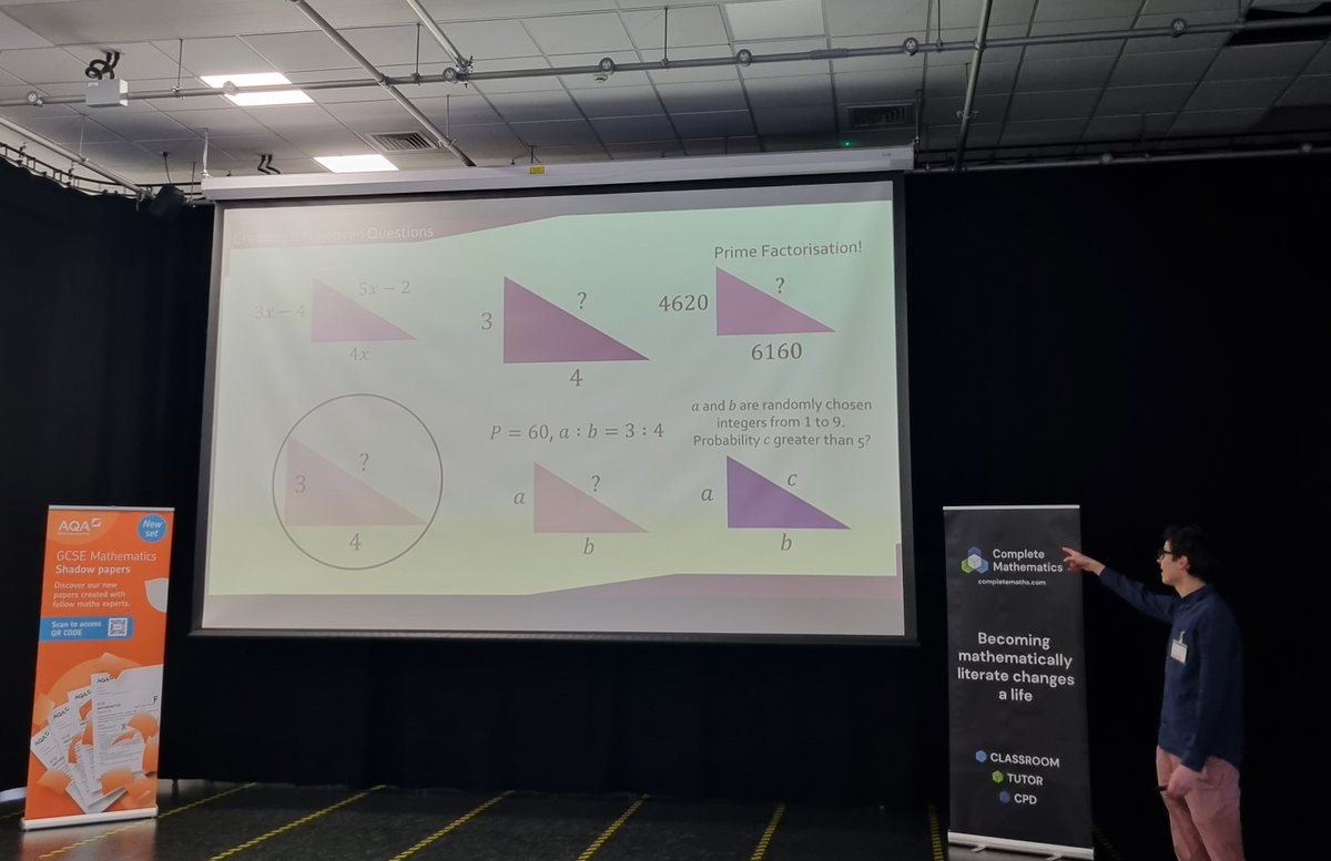 arnoldmaths's tweet image. Lovely interwoven pythag Qs! @nathanday314 #MathsConf28