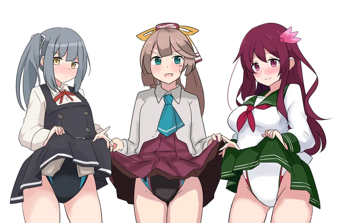 #艦これ制服下競泳水着着用命令杯 
おまけ 