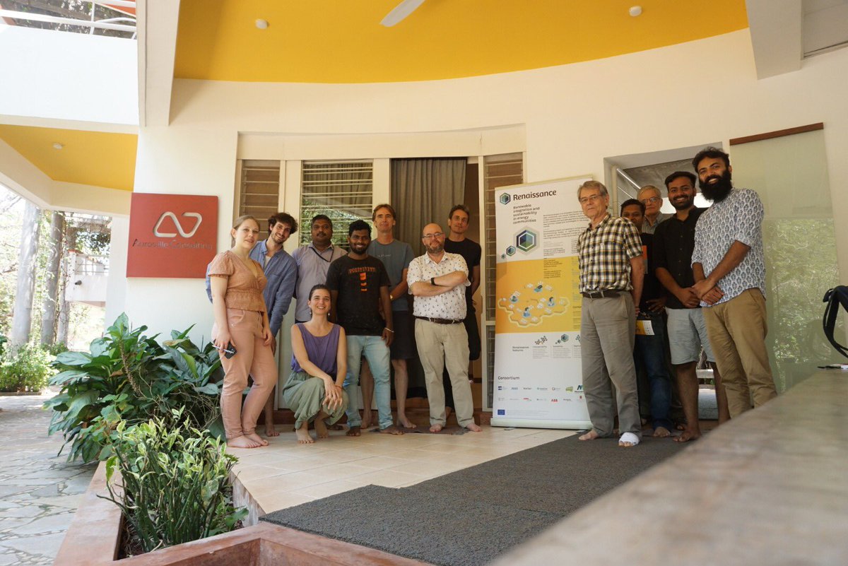 H2020_Ren's tweet photo. During our #MAMCA workshop today in Auroville we could hear the different views of a #community already committed to efficiency. Due to the specific context, grid stability and service+maintenance support are paramount for a viable deployment of a local #renewableenergy system https://t.co/lYhW7a8gr4