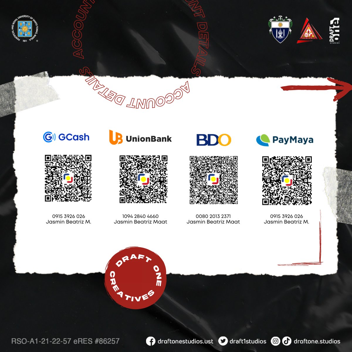 draft1studios's tweet photo. We focus on building connections, and we look forward to building one with you. Draft One Studios needs your help as we draft up something special.

#StreamCon2022 #EmpowerThroughCASA
#TheFilipinoConversation

RSO-A1-21-22-57
eRES #86257 https://t.co/ZuF8sfqaZx