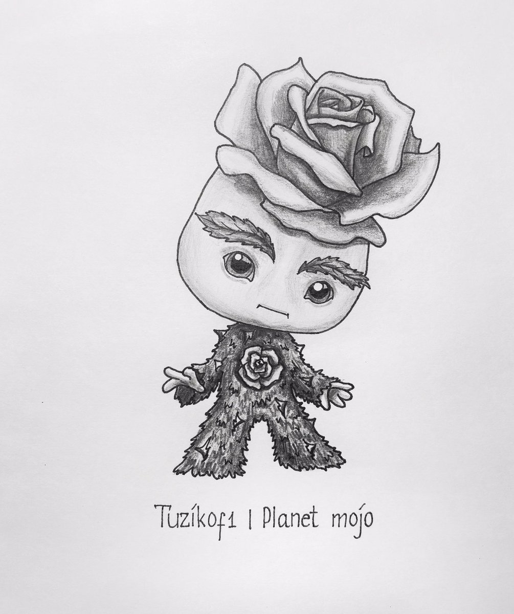Tuzikof1's tweet image. Just look it my second art for @WeArePlanetMojo it’s my own rose design , I hope you like it 🙂 #MojoRising and #FoundMyMojo
