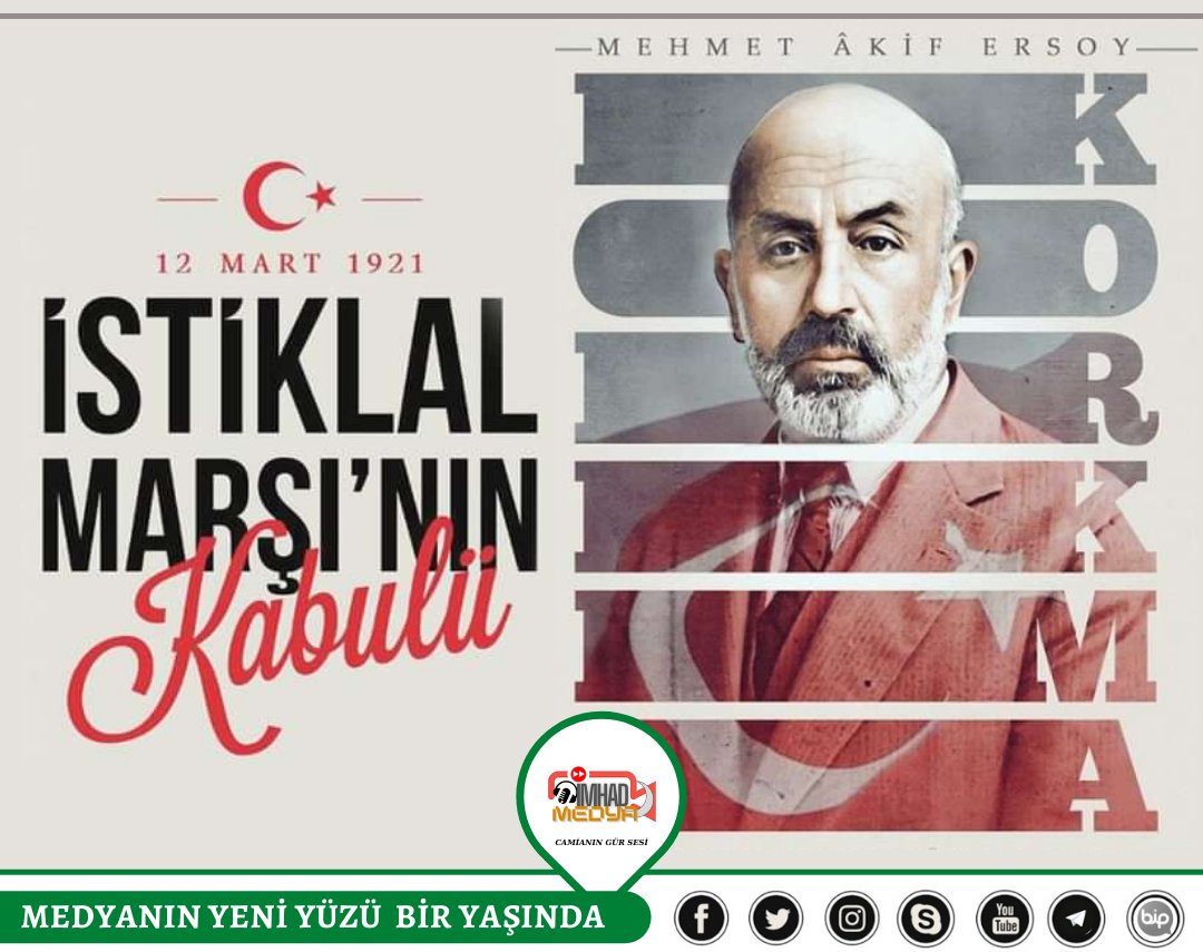 ImhadMedya's tweet photo. "ALLAH Bu Millete Bir Daha İstiklâl Marşı Yazdırmasın!"
#MehmetAkifErsoy

#12Mart #İstiklalMarşı #İMHAD #MEDYA #GENÇLİK #İMHADGSK #İyiKiİMHADVar #İyiKiİmamHatipVar #İMHADMedya #İmamHatipMezunveMensupları #Tanıtım #Görsel #Haber #Gündem #Camia #Etkinlik #Vizyon #Misyon https://t.co/Cu81Nooq4M