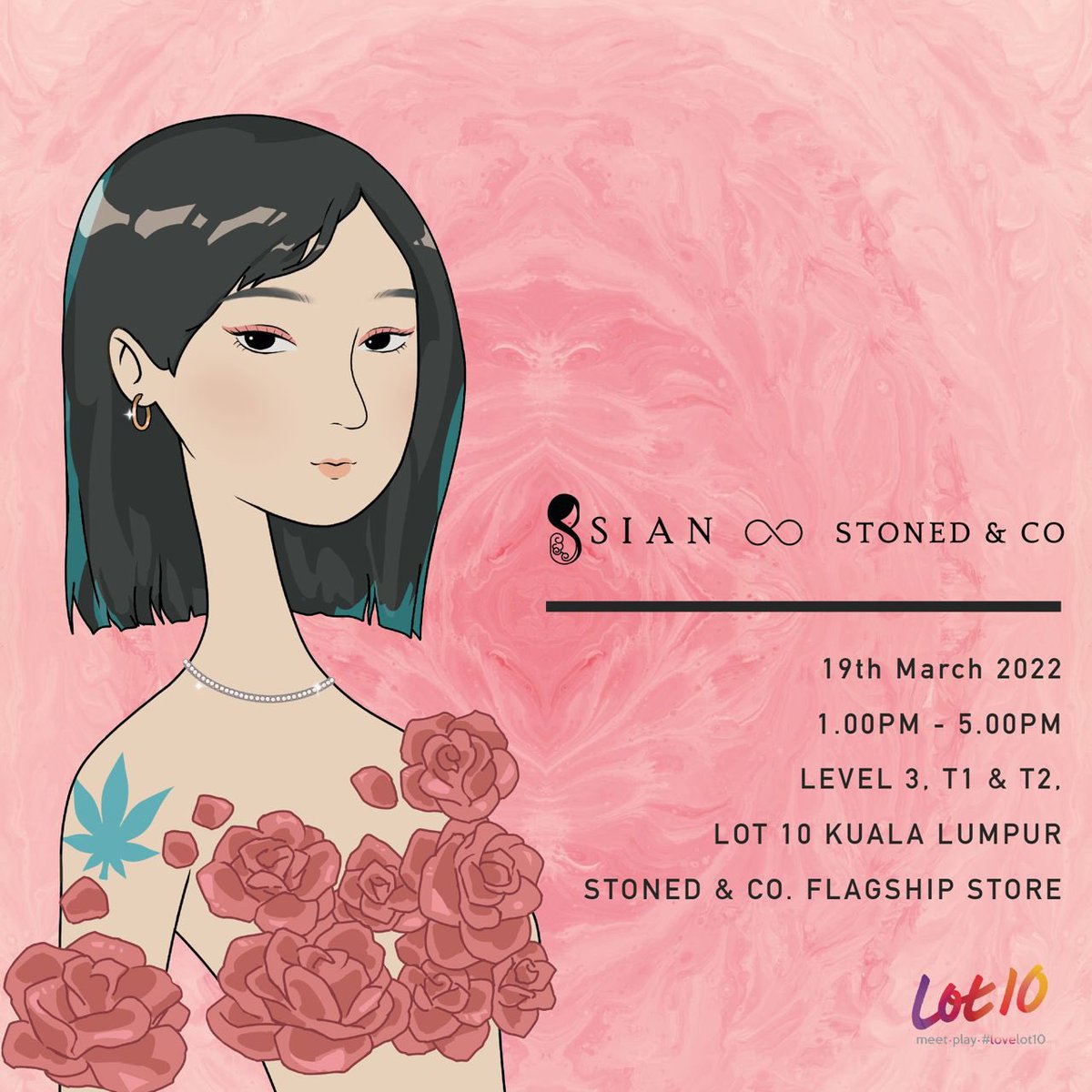 📢ANNOUNCING📢 

The #8SIAN &amp; <a href="/stonedandco/">Stoned & Co.</a> event to celebrate the launch of an EXCLUSIVE collection for #WomensHistoryMonth ❤️

🙊There will be physical goods and merch.

See you there #8SIAN fam! 

#8SIAN1ETH