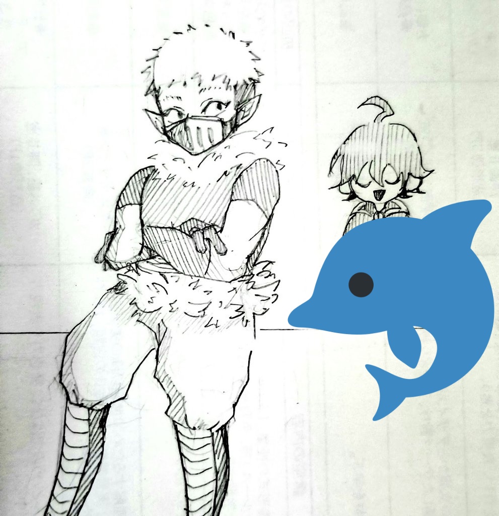 描いとらんので5億年前のイラストをあげる女。魔入間のオタクしてた時の+α 