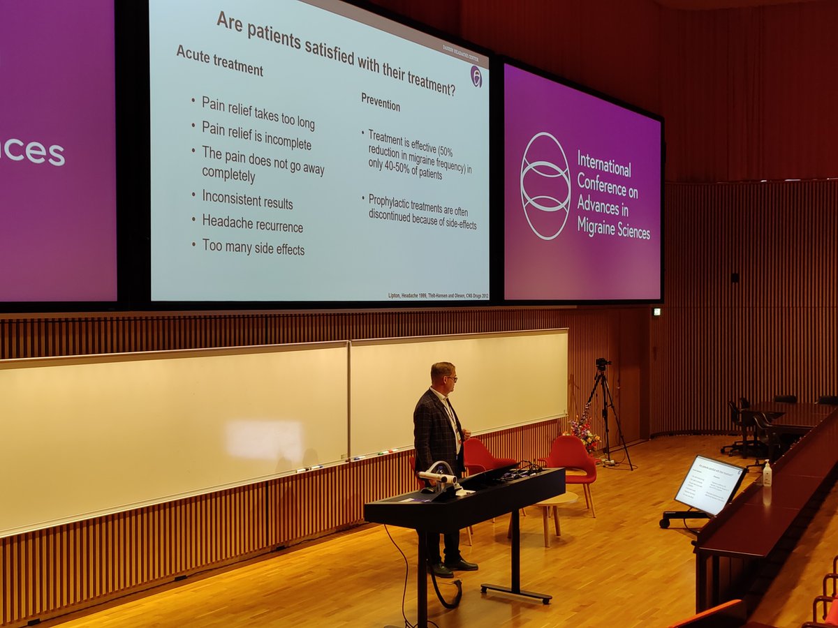 We are now back online with Dr. Jakob M. Hansen, "The Therapeutic Promise of #Neuromodulation in #Migraine". Streaming the 1st International Conference on Advances in Migraine Sciences now for free on icams2022.com

<a href="/ihs_official/">International Headache Society</a> <a href="/EHF_Official/">European Headache Federation</a> <a href="/ahsheadache/">American Headache Society</a> <a href="/EANeurology/">European Academy of Neurology</a>