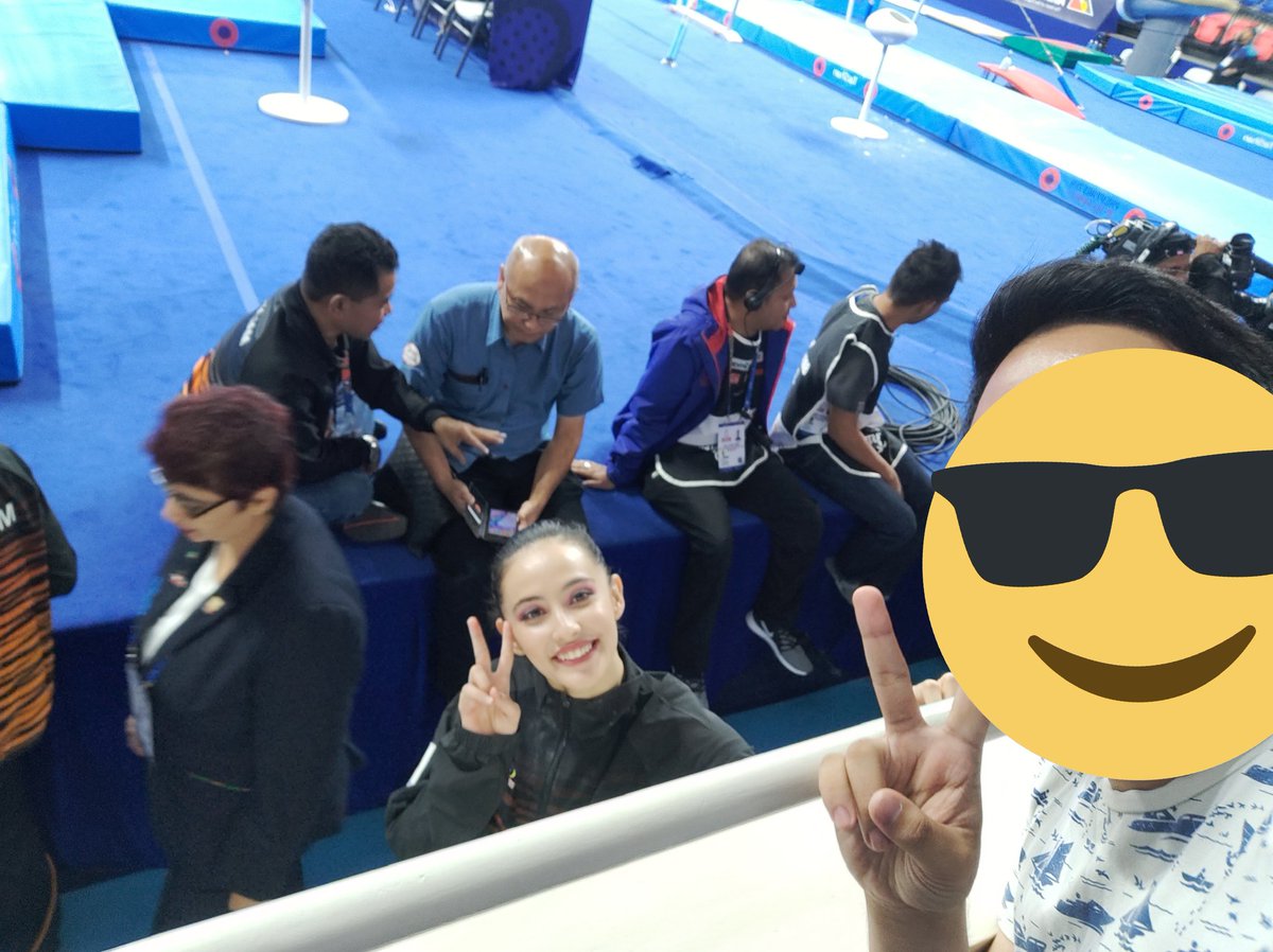 zou_jingyuan's tweet photo. I had the privilege of watching her compete in 2019 😌❤ happy retirement queen, SEA gymnastics will not be the same without you https://t.co/Smq36OEHp4