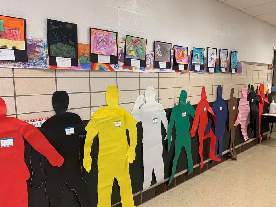 *Sneak Peek* - Working hard this afternoon to get Falls-Lenox ready for Right to Read Week!! Thanks to all the staff and volunteers for their hard work this week. The building looks awesome and the students are going to love it!!