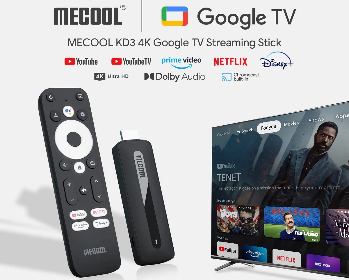 AndroidSmartTV's tweet photo. 🔥 #MECOOLKD3 #Streaming Stick with #GoogleTV is Now Available👉https://t.co/2j9AHOGojO
Buy via  @Mecooltvbox store for $56.70➡https://t.co/0HrKKQxwQ4
 use coupon: 10KD3 or ANDROIDTVBOX (10% OFF) https://t.co/dMhUo5FC2H