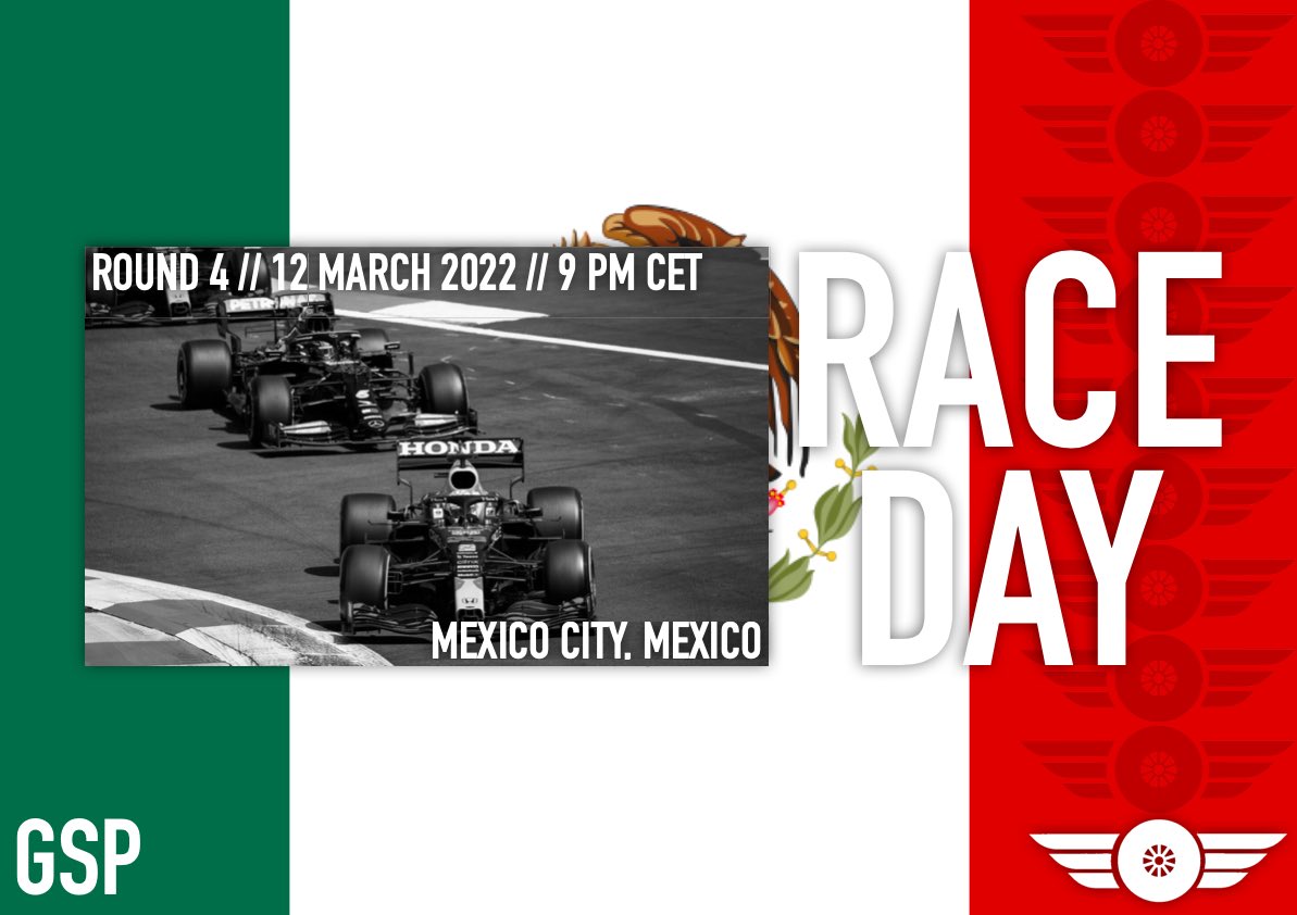 German Simracing Programme (@gsp_liga) on Twitter photo 🔴RACEDAY🔴
Runde 4
Mexiko 🇲🇽
21:00 CET
Wird extrem spannend heute🥶
#TeamGSP <a href="/GSP_liga/">German Simracing Programme</a> 🔴RACEDAY🔴
Runde 4
Mexiko 🇲🇽
21:00 CET
Wird extrem spannend heute🥶
#TeamGSP <a href="/GSP_liga/">German Simracing Programme</a>
