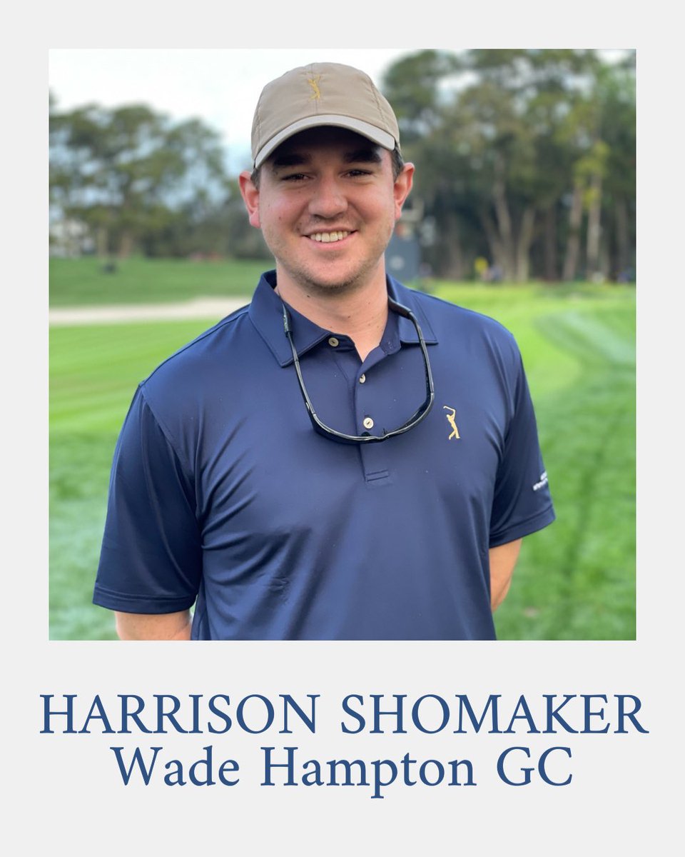 Day 3 and round 1 of @THEPLAYERSChamp so let’s introduce my next student. Meet <a href="/harrisonsho17/">Harrison Shomaker</a> from Cashiers, NC. Harrison is headed to Wade Hampton where he’ll work for the toughest boss out there…his father Eric, who’s also a <a href="/PSUTurf/">Penn State Turfgrass</a> grad. #volunteer