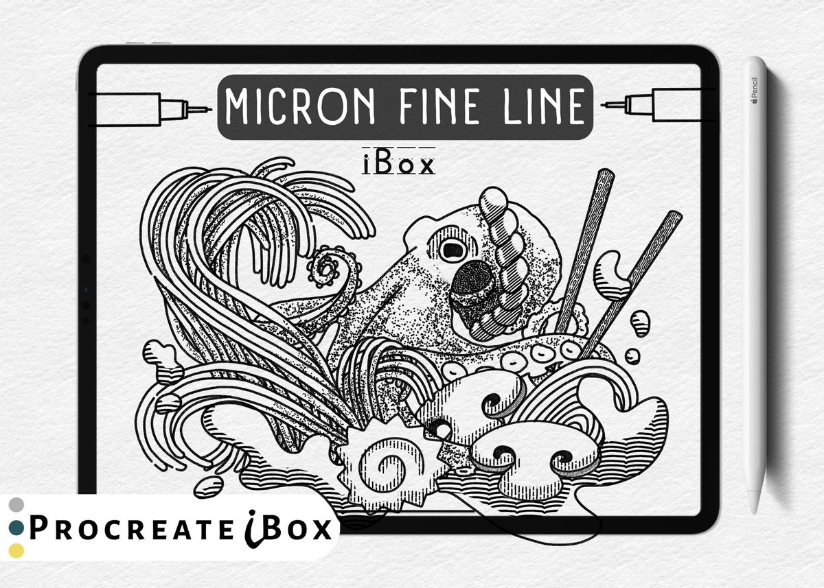 AyameHoon's tweet photo. Draw ink art work easier with micron fine line ibox #inkart #tattooart #procreateinking #procreatebrushes https://t.co/wsGWcof6df https://t.co/0INoIo1Zdk