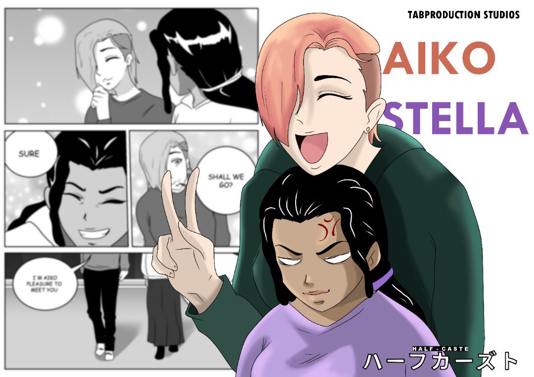 tabproductionsc's tweet photo. Aiko and Stella
From the H a l f — C a s t e manga series
#animetwt #anime #manga #halfcaste #comics #yuri #animation #tabskun https://t.co/wemaEjdRD0