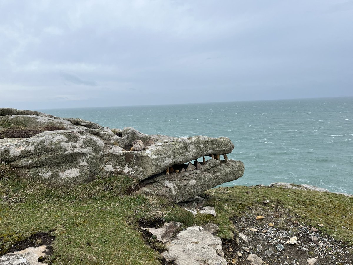 Crocodile Rock on a super windy day. 

#Cornwall #Kernow #SouthWestCoastalPath #Crocodile