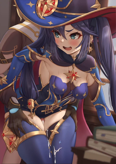 モナ...太ももで挟んで... 