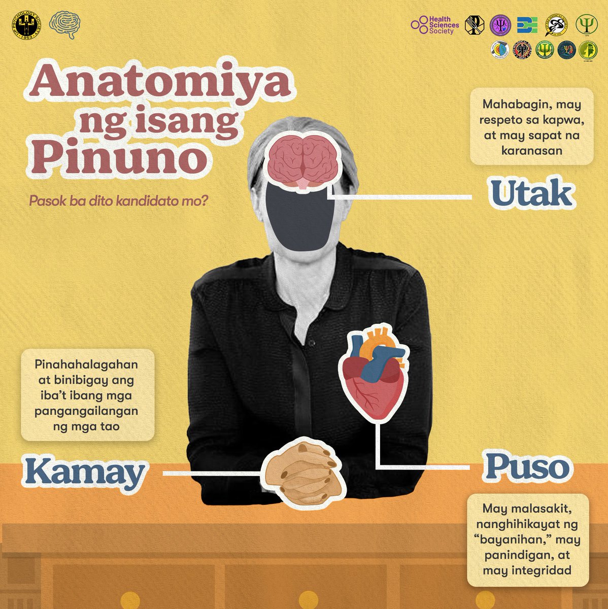 UPDPsychSoc's tweet photo. Psst! Nakapili ka na ba ng kandidatong iboboto mo sa darating na eleksyon? 🗳️

Pero bago ‘yun, anu-ano ba ang mga mahahalagang katangian ng isang mabuting Pilipinong pinuno ayon sa mga Pilipino? 🤔Alamin natin! ✅ https://t.co/17RajlC9BW