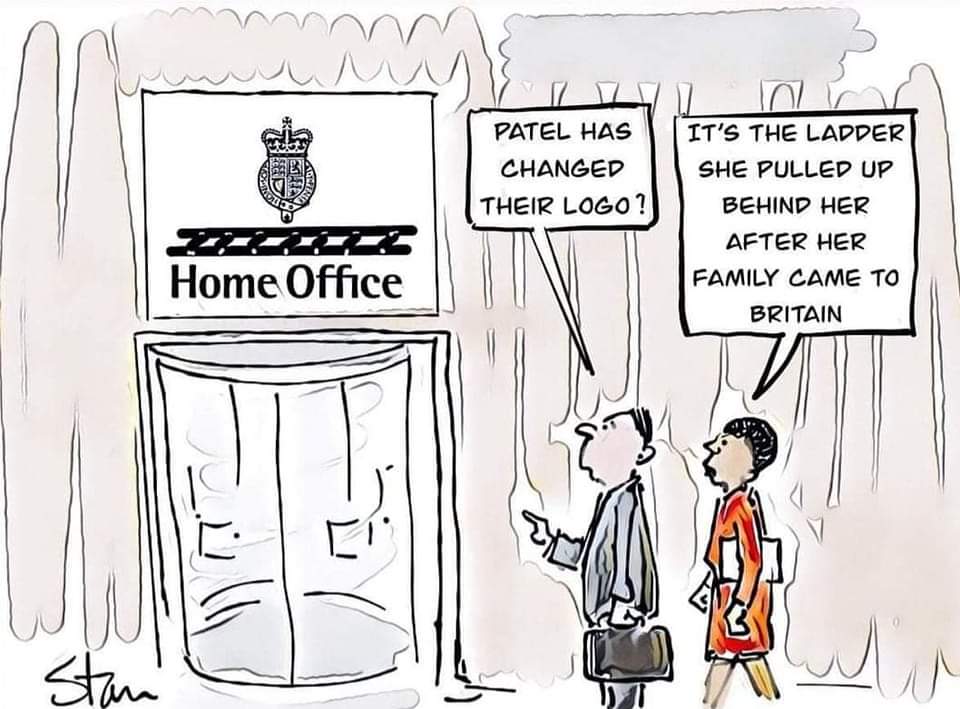 paulbully's tweet image. Quick reminder that the Indian parents of toxic hypocrite/anti-immigration Home Secretary Priti Patel emigrated from Uganda to the UK before dictator Idi Amin ordered the mass expulsion of Asians.
PS: Her father was a UKIP candidate.
Nice people!🤔

#PatelOut #Refugees #Ukraine🇺🇦