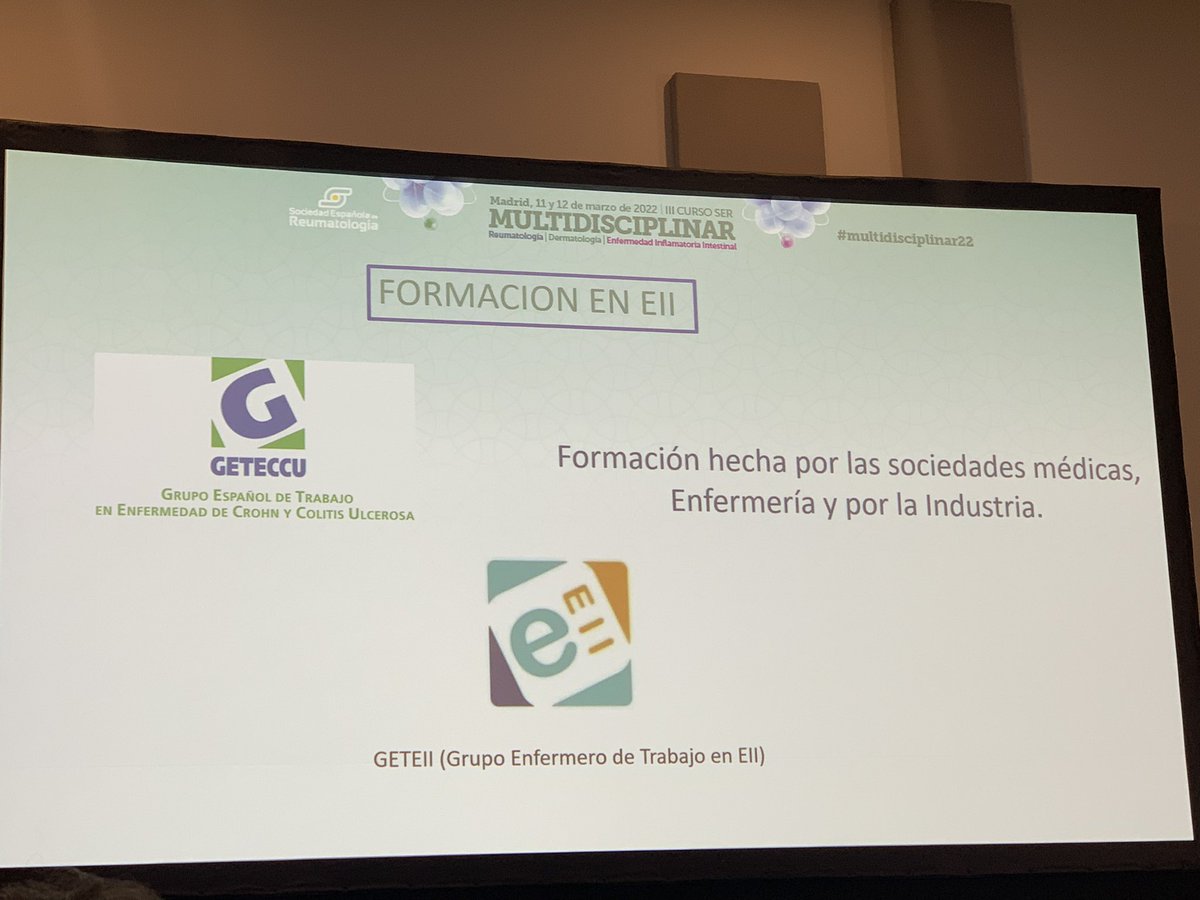 mariaj_morenom's tweet photo. #multidisciplinar22 @SMurcianaReuma @GRESSER_Espa @SEReumatologia
Y ya la última mesa!
❇️Enfermería: @Chemartenerife
▶️Necesitamos ya el reconocimiento de la especialidad de enfermería en Reumatologia‼️‼️
▶️Las distintas sociedades forman a su enfermería @gteii_sefh @gte_ser https://t.co/sWBA33if6Q