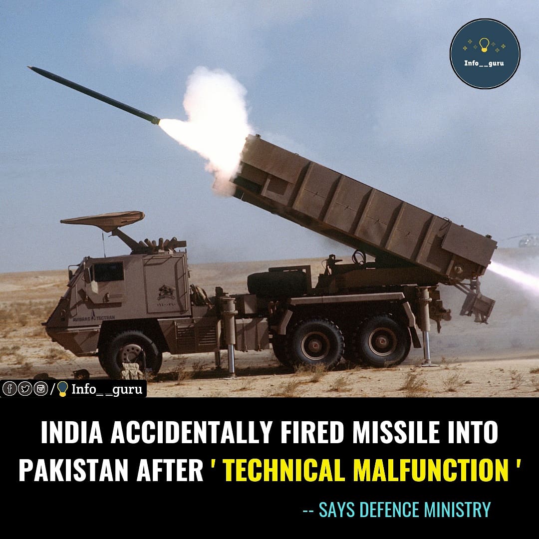 Infoguru9's tweet photo. India accidentally fired missile into pakistan 🙄

#info__guru #indiamissile #pakistan #indiapakistanborder #indianarmy https://t.co/bCNeYidKjD